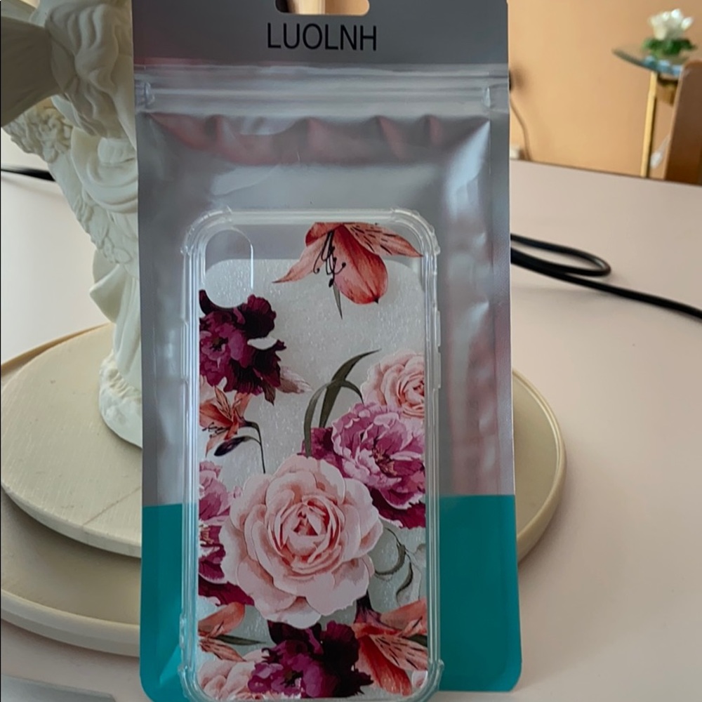 Luolnh Compatible IPhone purple rose-New